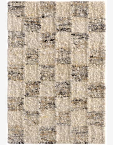 2' 1 x 3' Hand Knotted Moroccan Wool Rug