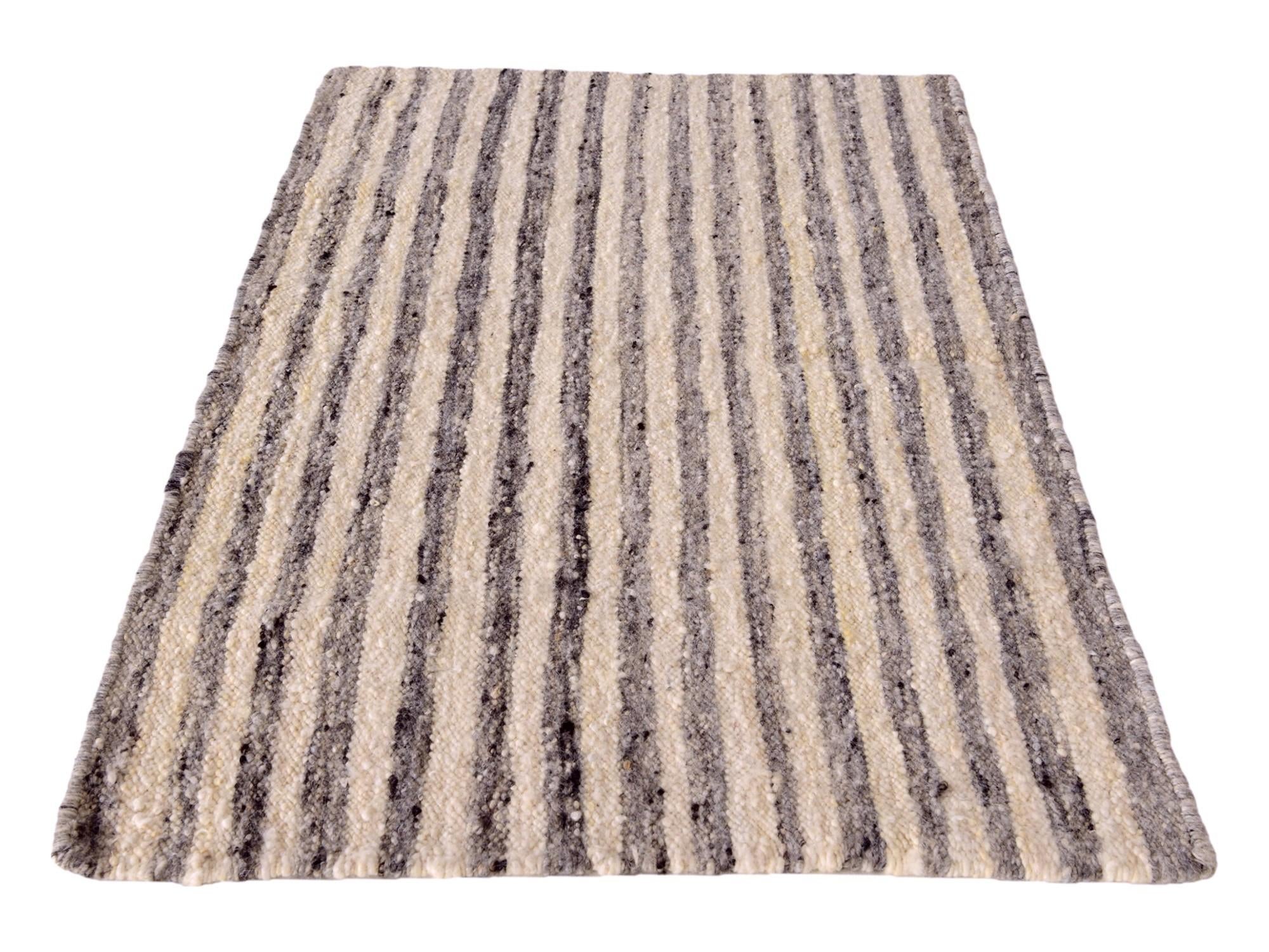 2' 11 x 5' Hand Knotted Moroccan Wool Rug