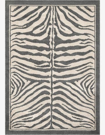 Gray and Ivory Savannah Rug