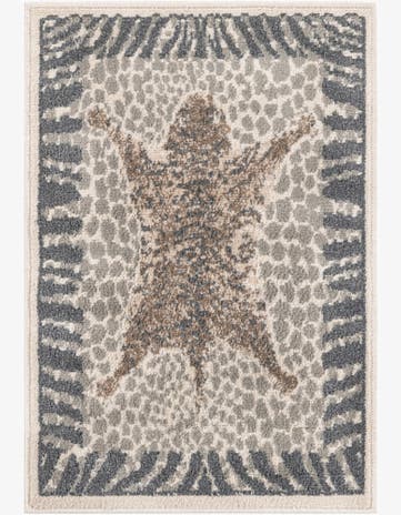 Gray and Ivory Savannah Rug