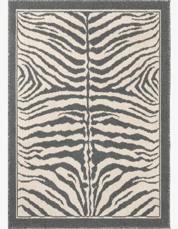 Gray and Ivory Savannah Rug