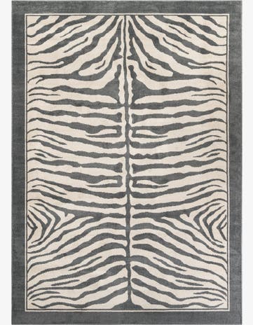 Gray and Ivory Savannah Rug
