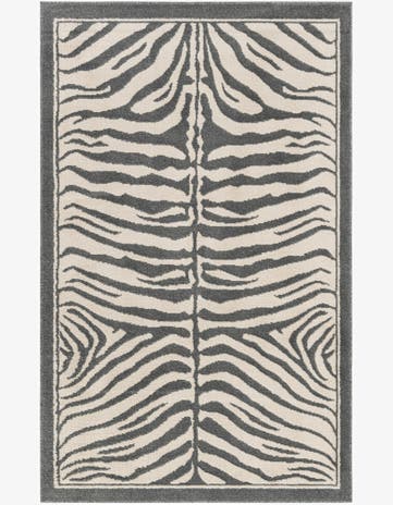 Gray and Ivory Savannah Rug