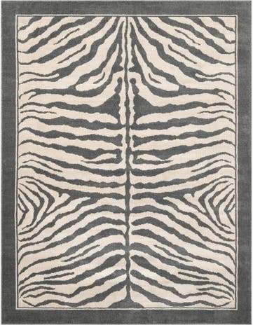 Gray and Ivory Savannah Rug