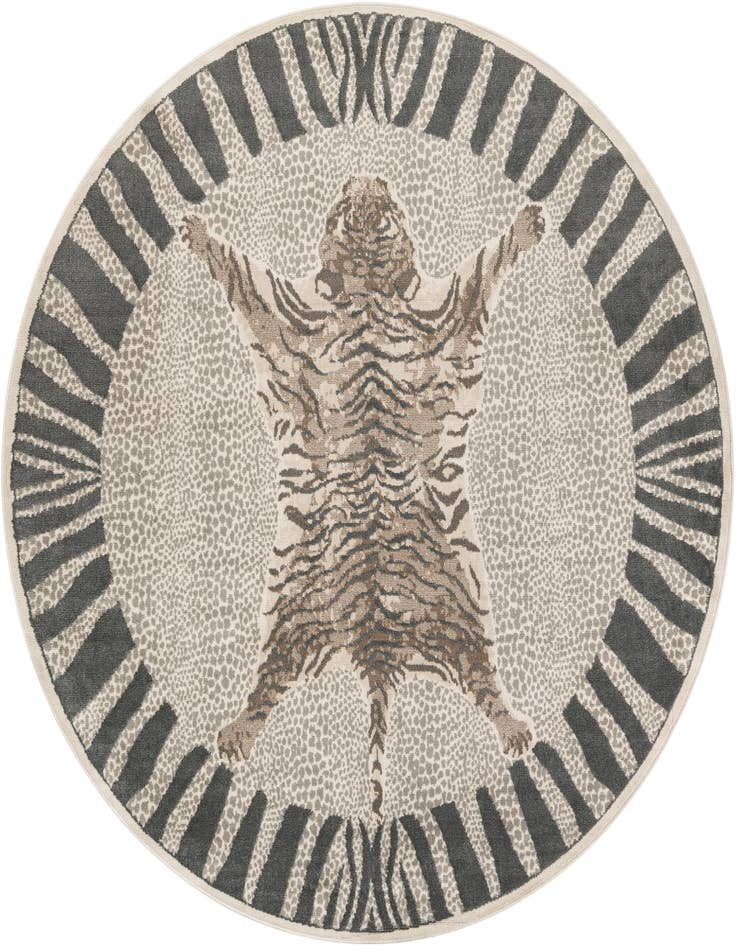Detail image of 10' x 10' Safari Round Rug