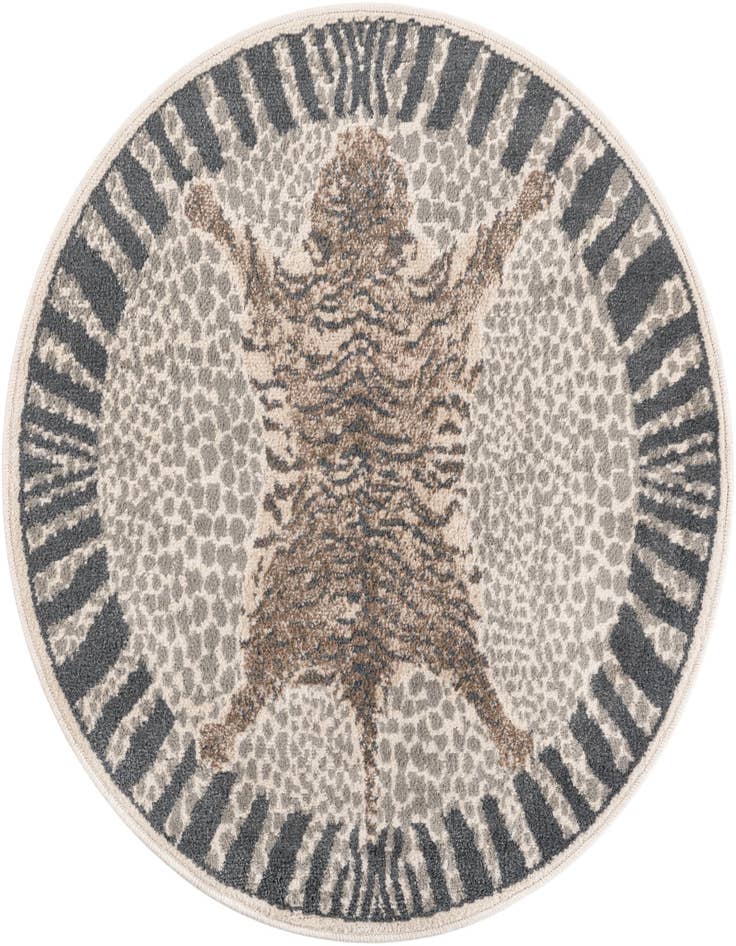 Detail image of 4' x 4' Safari Round Rug