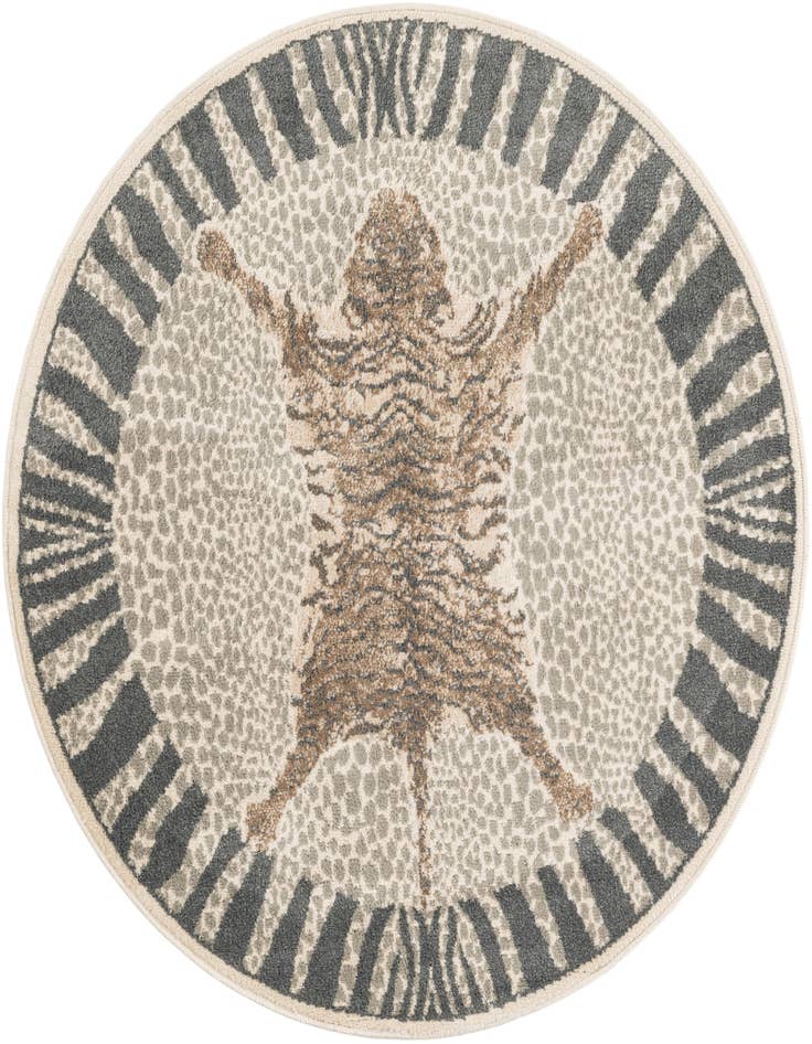 Detail image of 5' x 5' Safari Round Rug