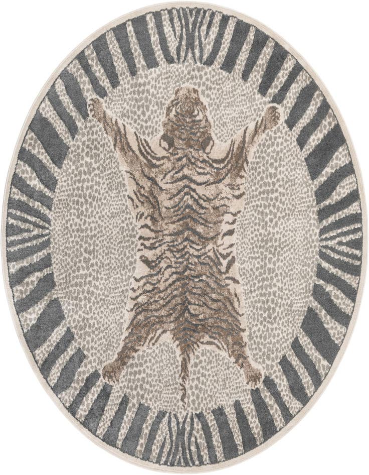 Detail image of 7' 10 x 7' 10 Safari Round Rug