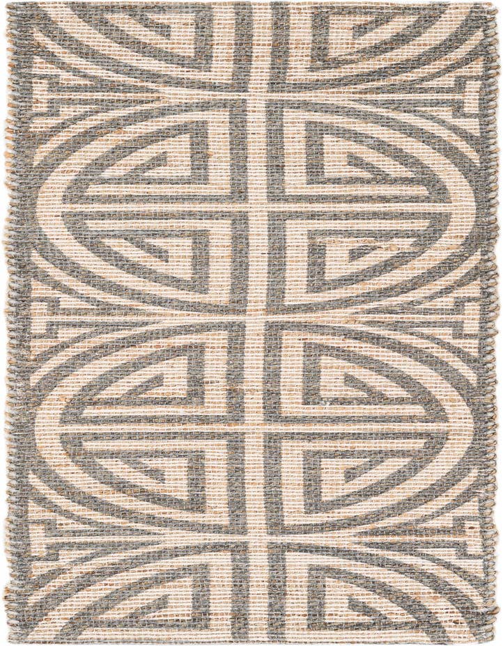 Detail image of 2' 2 x 6' 1 Hand Woven Chenille Jute Runner Rug