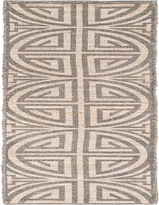 Detail image of 2' 2 x 8' Hand Woven Chenille Jute Runner Rug