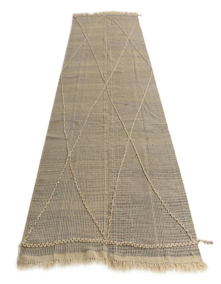 Detail image of 5' 10 x 12' 4  Hand Knotted Moroccan Wool Runner Rug