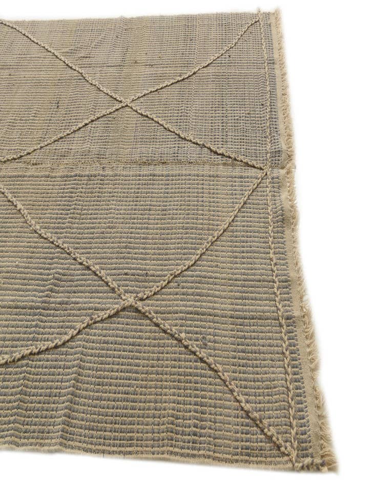 Detail image of 5' 10 x 12' 4  Hand Knotted Moroccan Wool Runner Rug