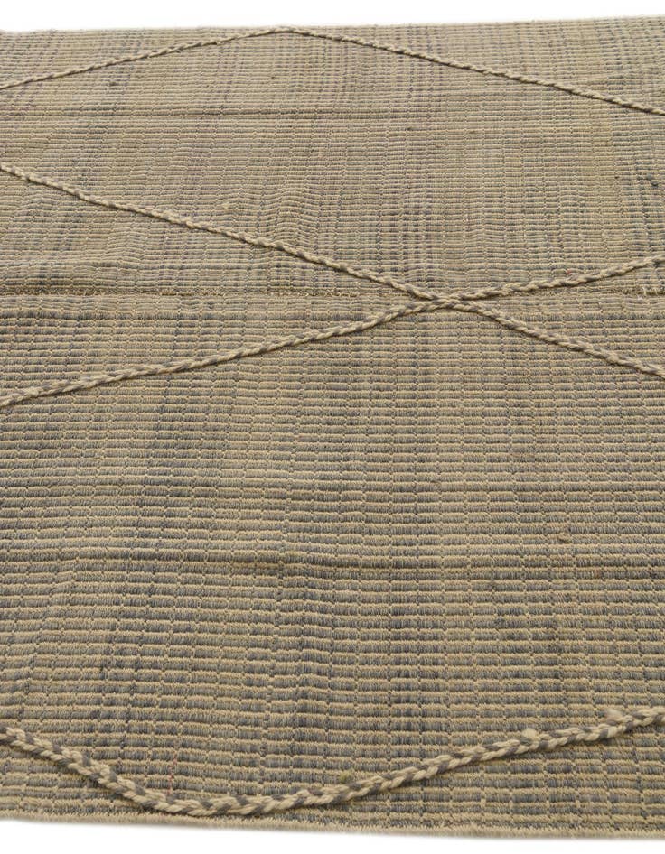 Detail image of 5' 10 x 12' 4  Hand Knotted Moroccan Wool Runner Rug