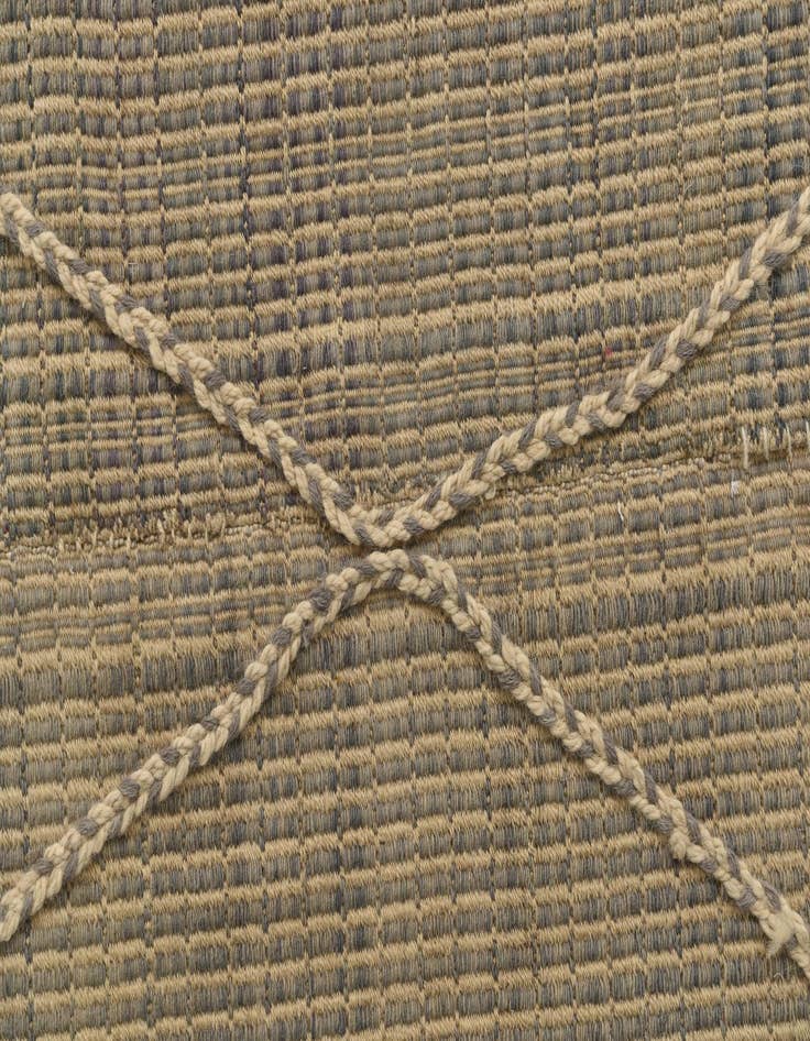 Detail image of 5' 10 x 12' 4  Hand Knotted Moroccan Wool Runner Rug