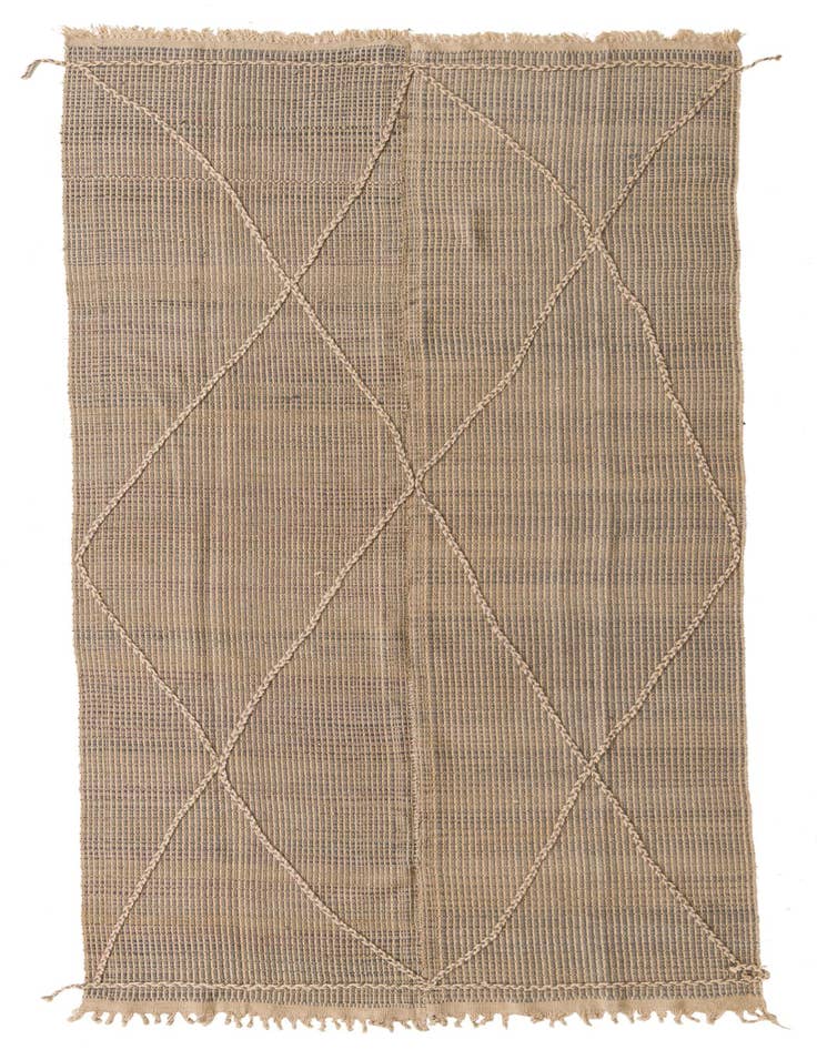 Detail image of 5' 10 x 12' 4 Hand Knotted Moroccan Wool Runner Rug