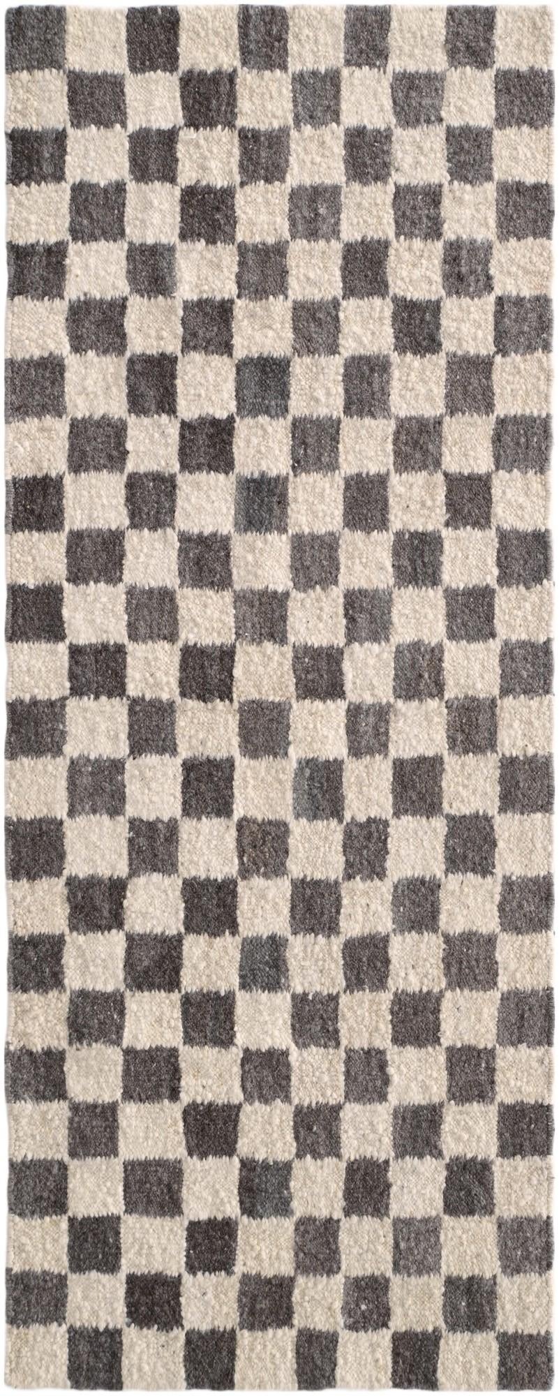 3' 2 x 8' Hand Knotted Moroccan Wool Runner Rug