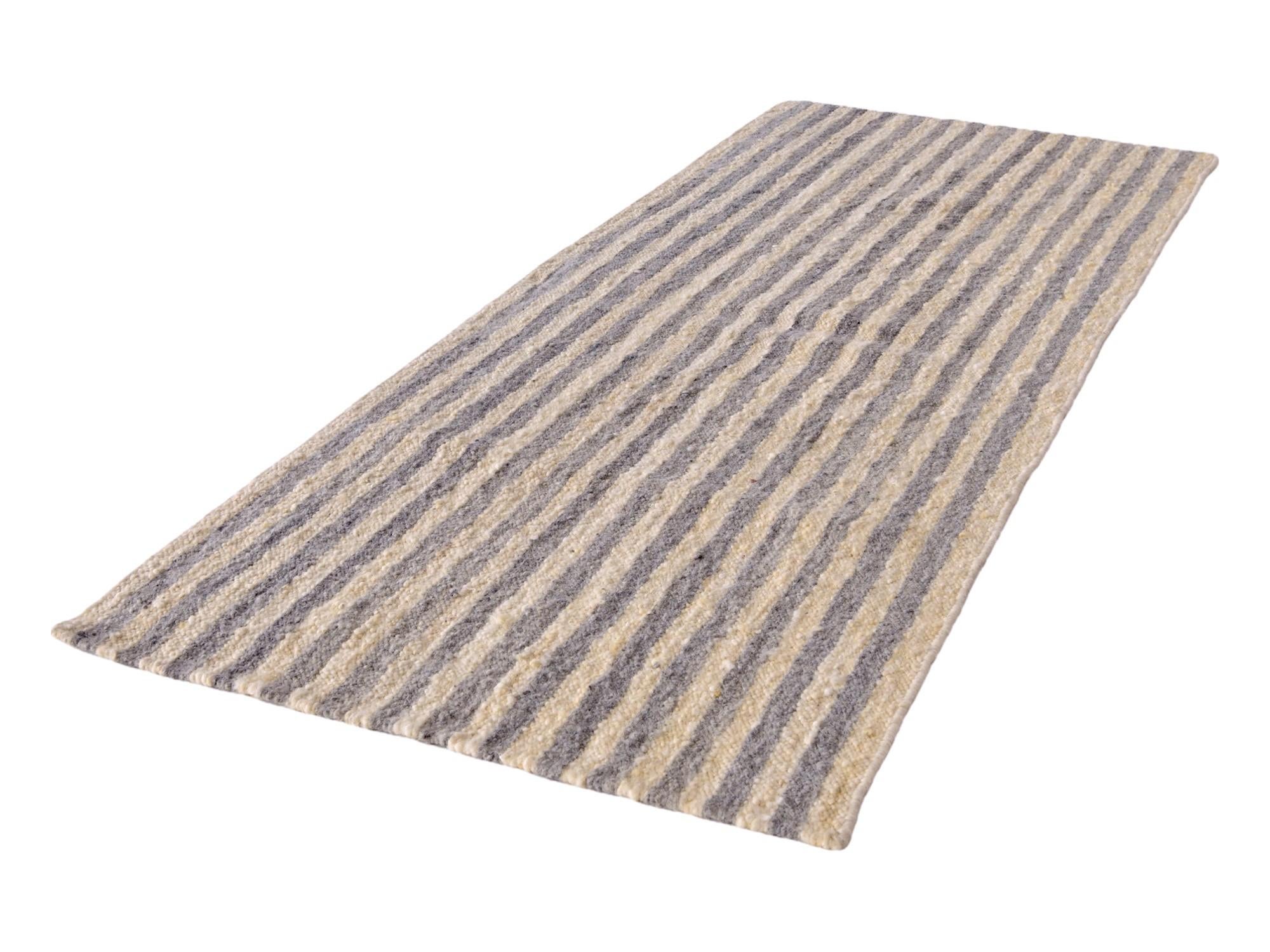 3' 1 x 8' Hand Knotted Moroccan Wool Runner Rug