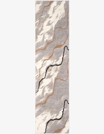 2' 7 x 10' Sepia Runner Rug