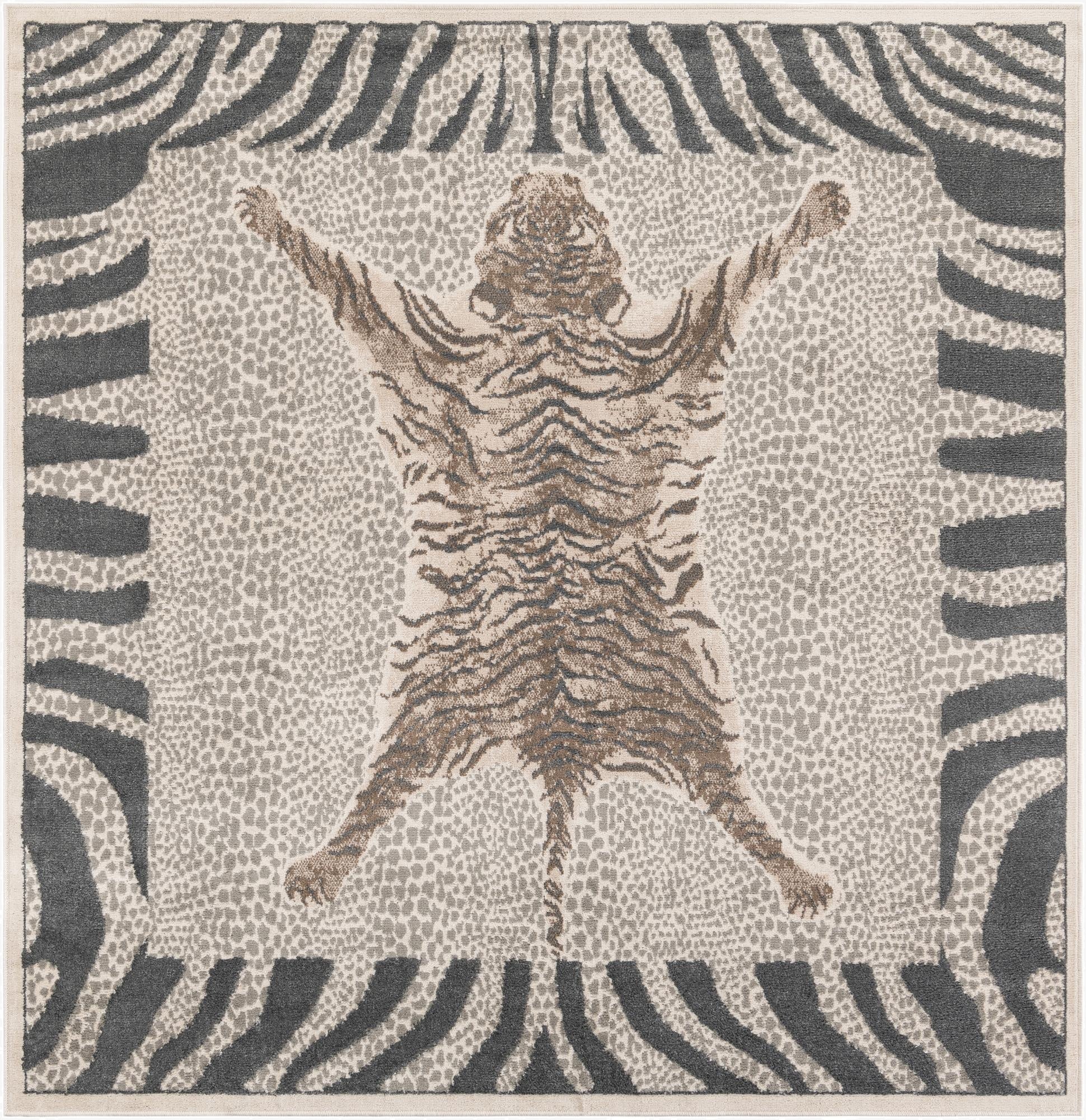 7' 10 x 7' 10 Safari Square Rug