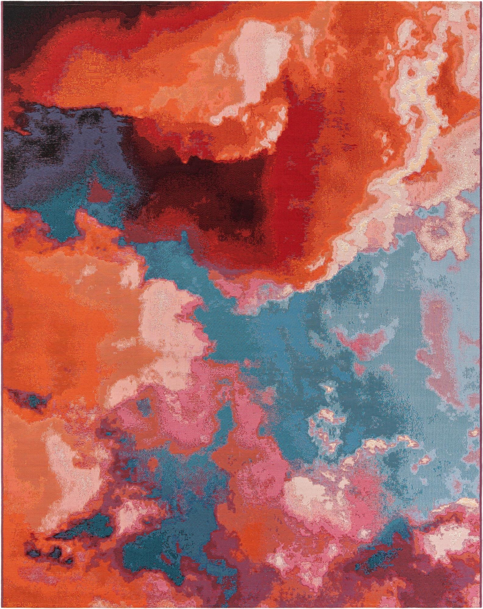 7' 10 x 10'  Washable Modern Indoor / Outdoor Rug