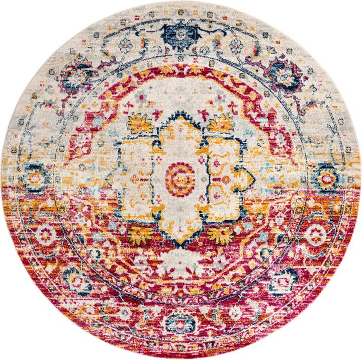 240cm x 240cm Madeline Vintage Tapis Rond