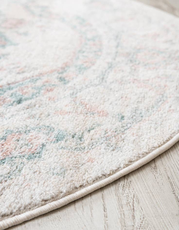 Detail image of 5' x 5' Madeline Vintage Round Rug