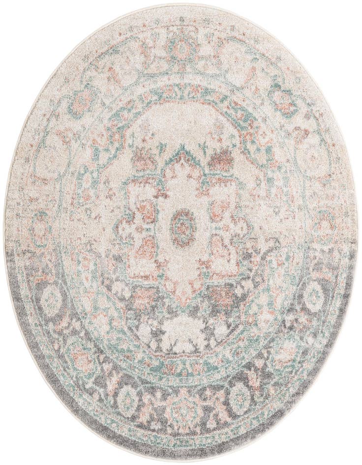 Detail image of 5' x 5' Madeline Vintage Round Rug