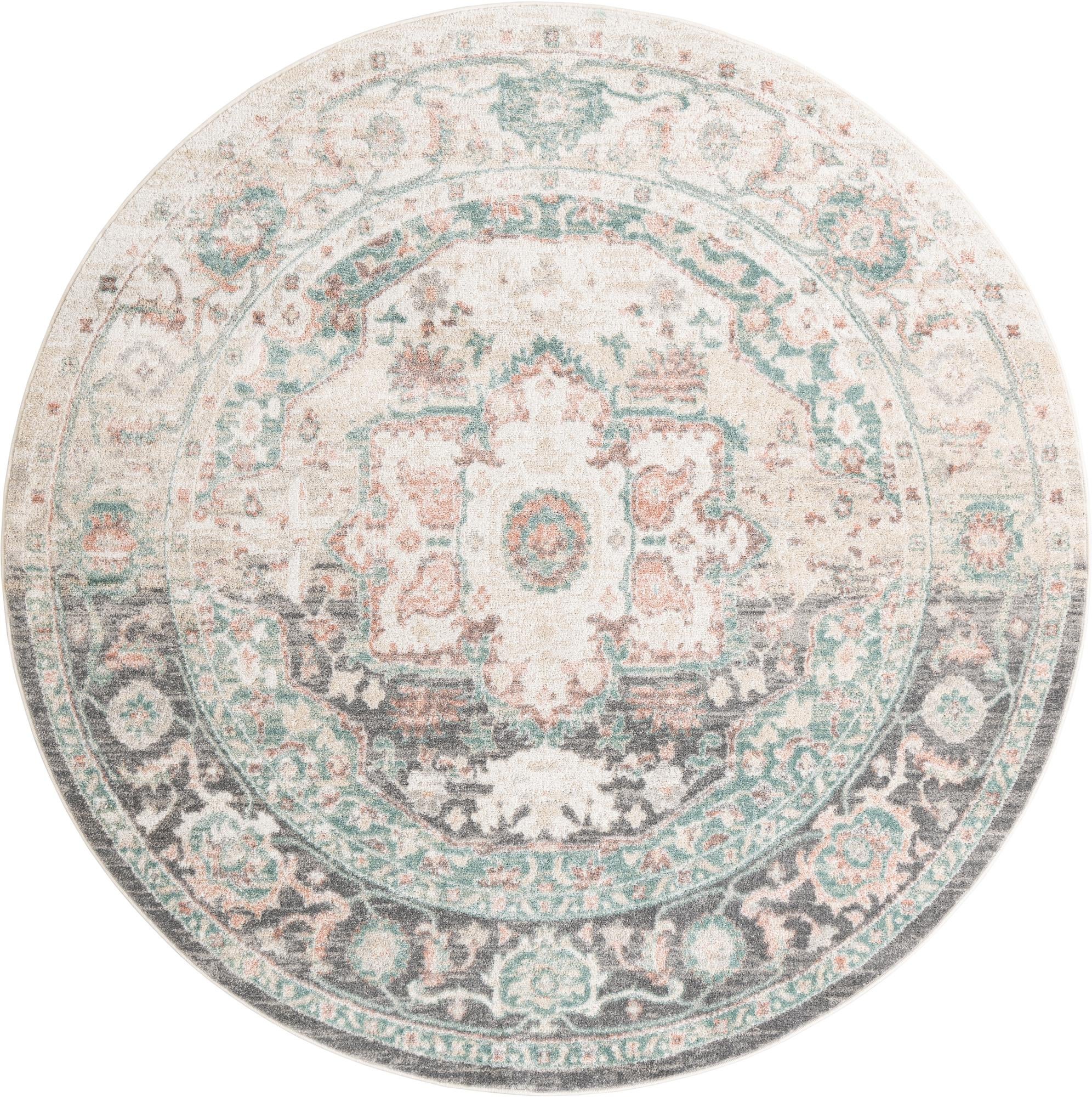 8' x 8' Madeline Vintage Round Rug