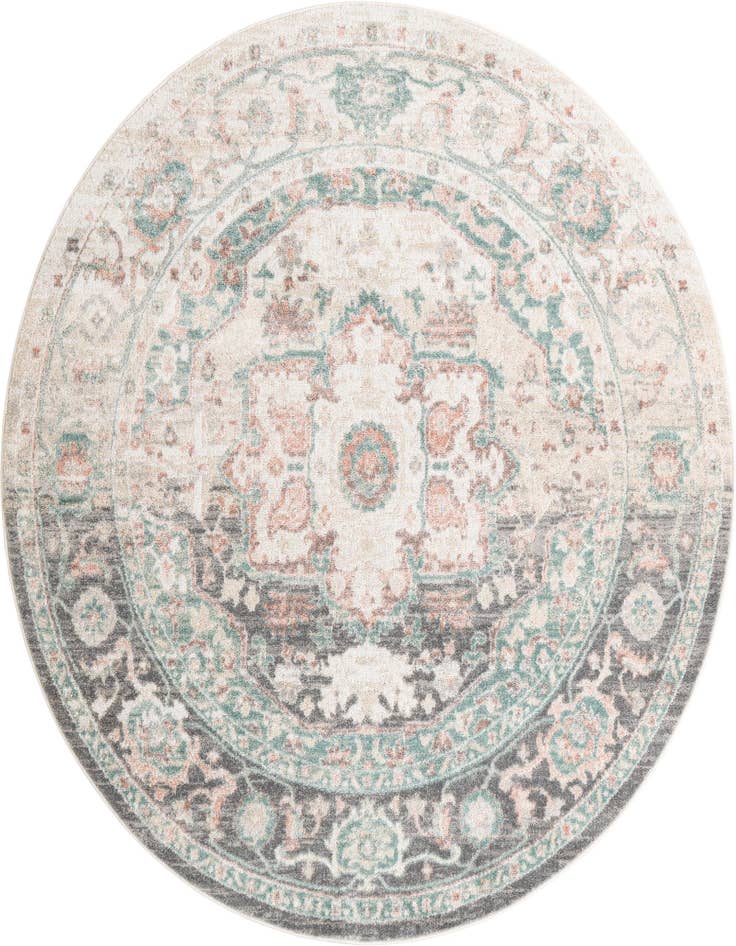 Detail image of 8' x 8' Madeline Vintage Round Rug
