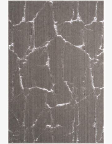 Gray and Silver Vogue Geo Rug