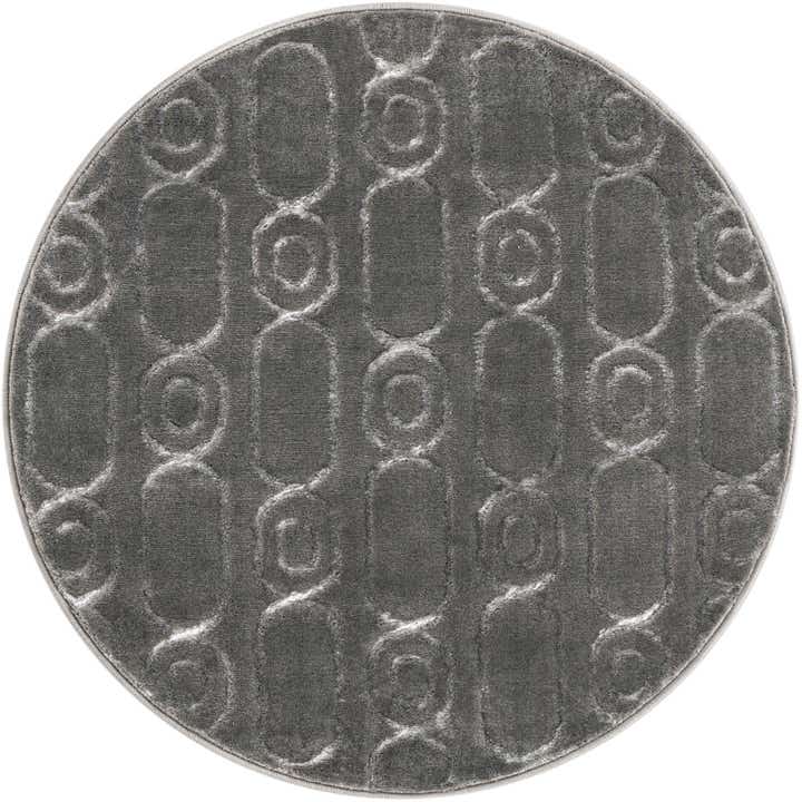 3' x 3' Vogue Geo Round Rug