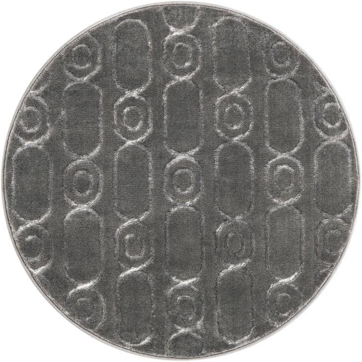 Detail image of 3' x 3' Vogue Geo Round Rug