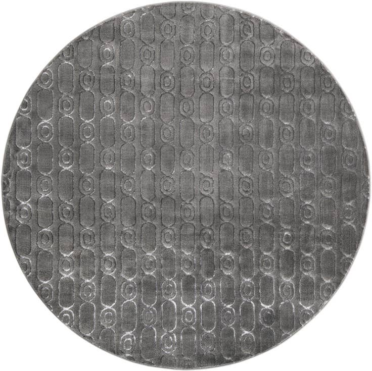 Detail image of 7' 10 x 7' 10 Vogue Geo Round Rug