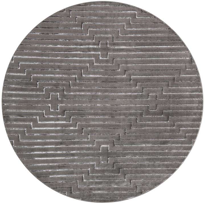 10' x 10' Vogue Geo Round Rug