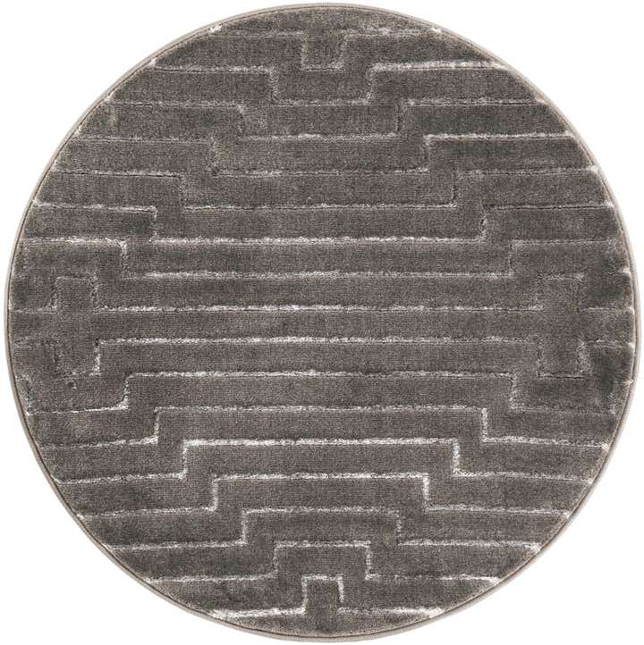 3' x 3' Vogue Geo Round Rug
