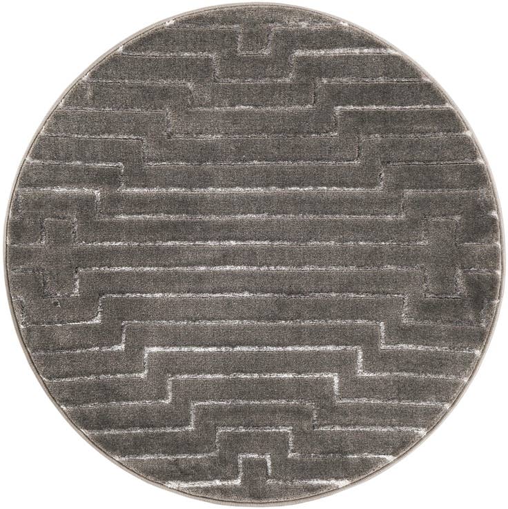 Detail image of 3' x 3' Vogue Geo Round Rug