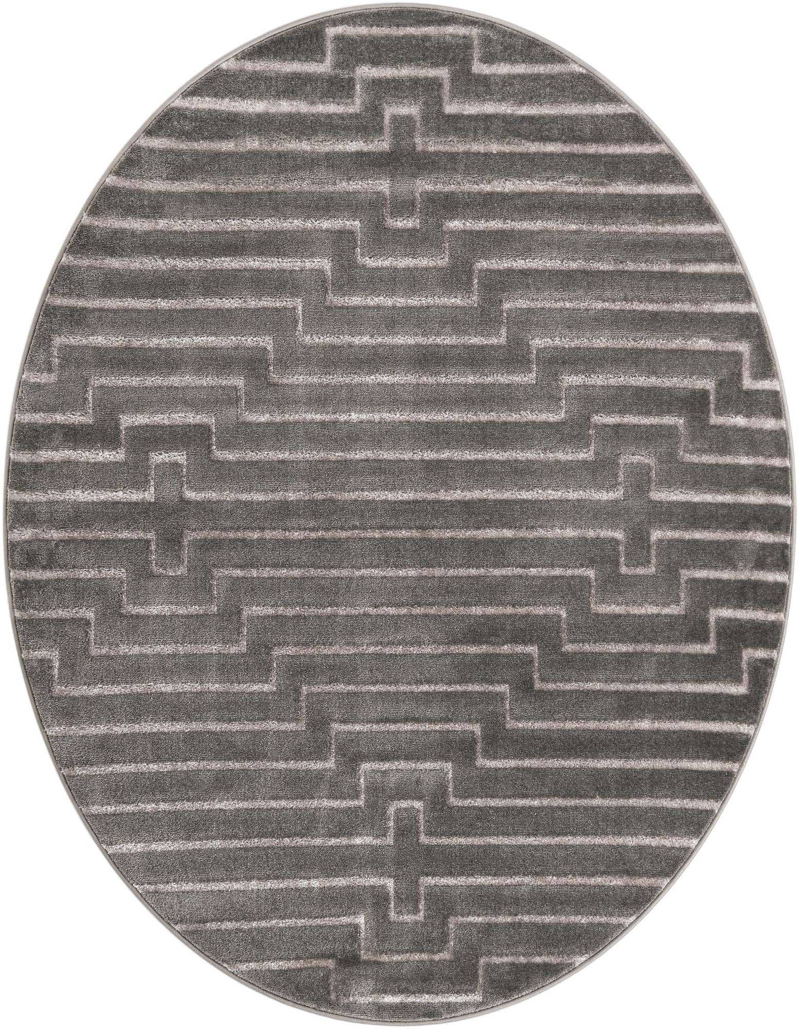 6' x 6' Vogue Geo Round Rug