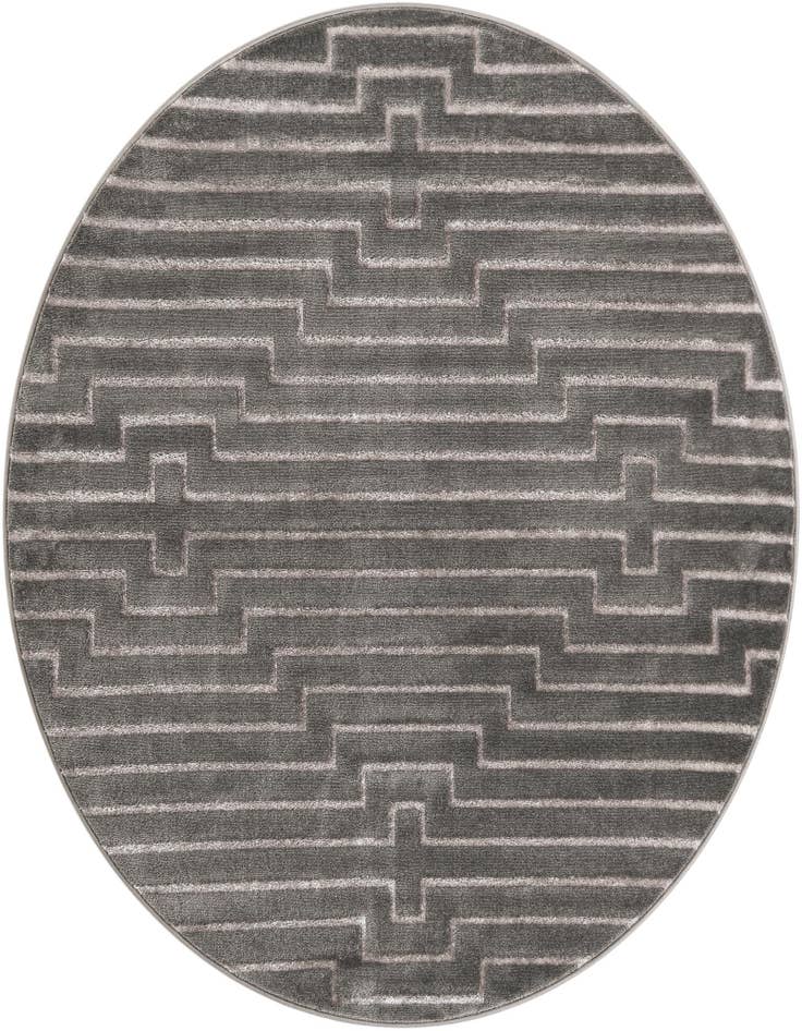 Detail image of 6' x 6' Vogue Geo Round Rug