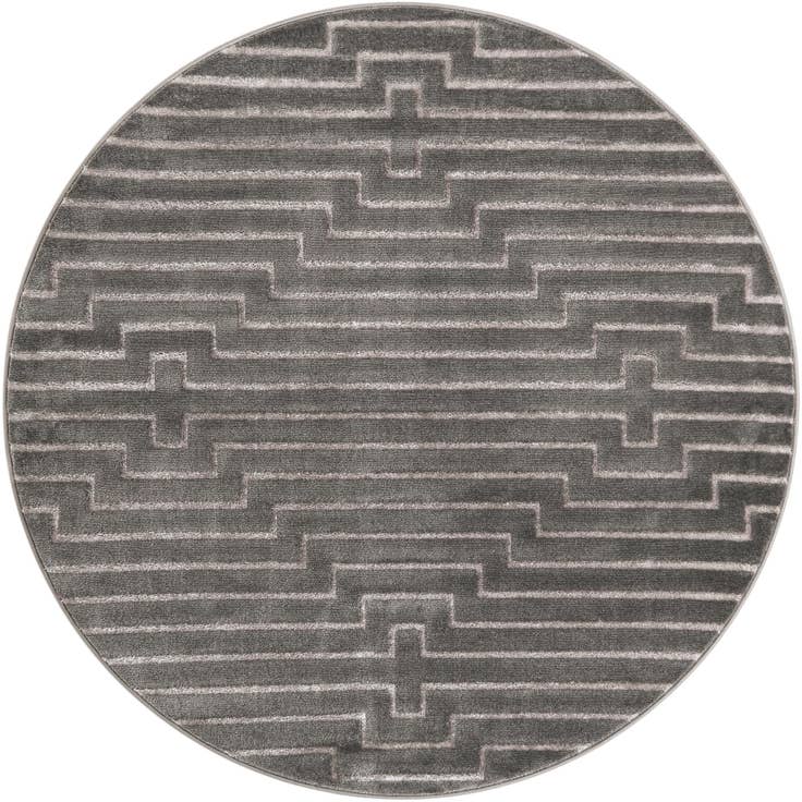 Detail image of 6' x 6' Vogue Geo Round Rug