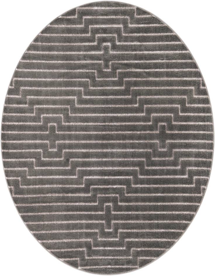 Detail image of 7' 10 x 7' 10 Vogue Geo Round Rug