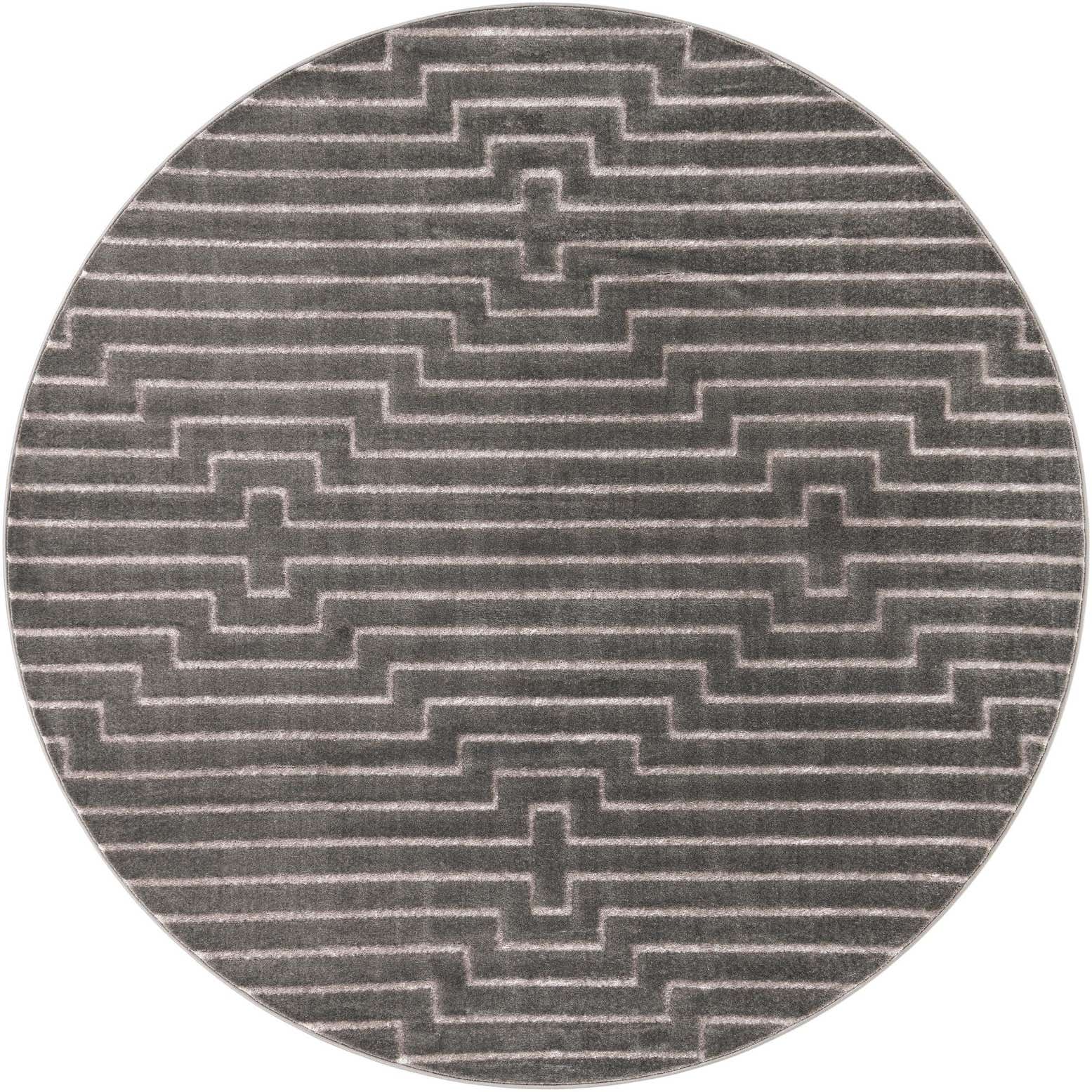 7' 10 x 7' 10 Vogue Geo Round Rug