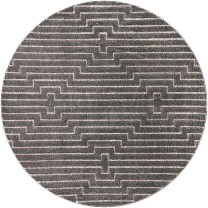 7' 10 x 7' 10 Vogue Geo Round Rug