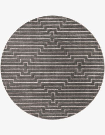 7' 10 x 7' 10 Vogue Geo Round Rug