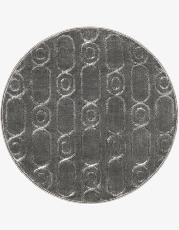 3' x 3' Vogue Geo Round Rug