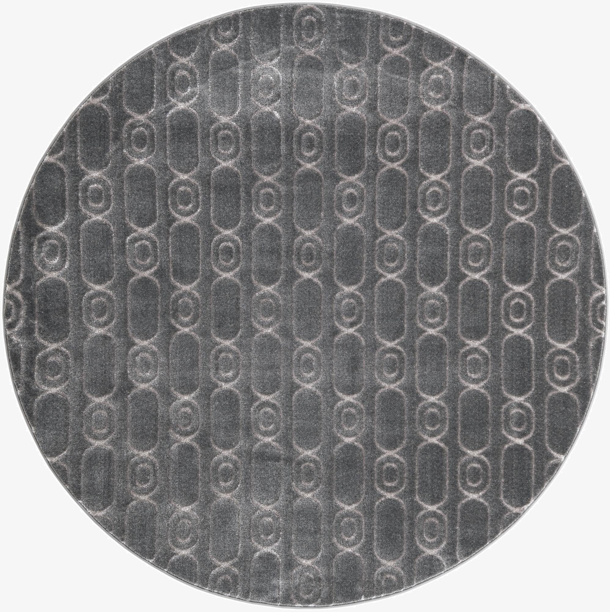 Primary image 185cm x 185cm Vogue Geo Round Alfombra