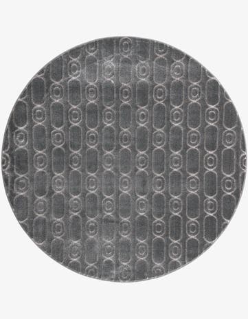 6' x 6' Vogue Geo Round Rug