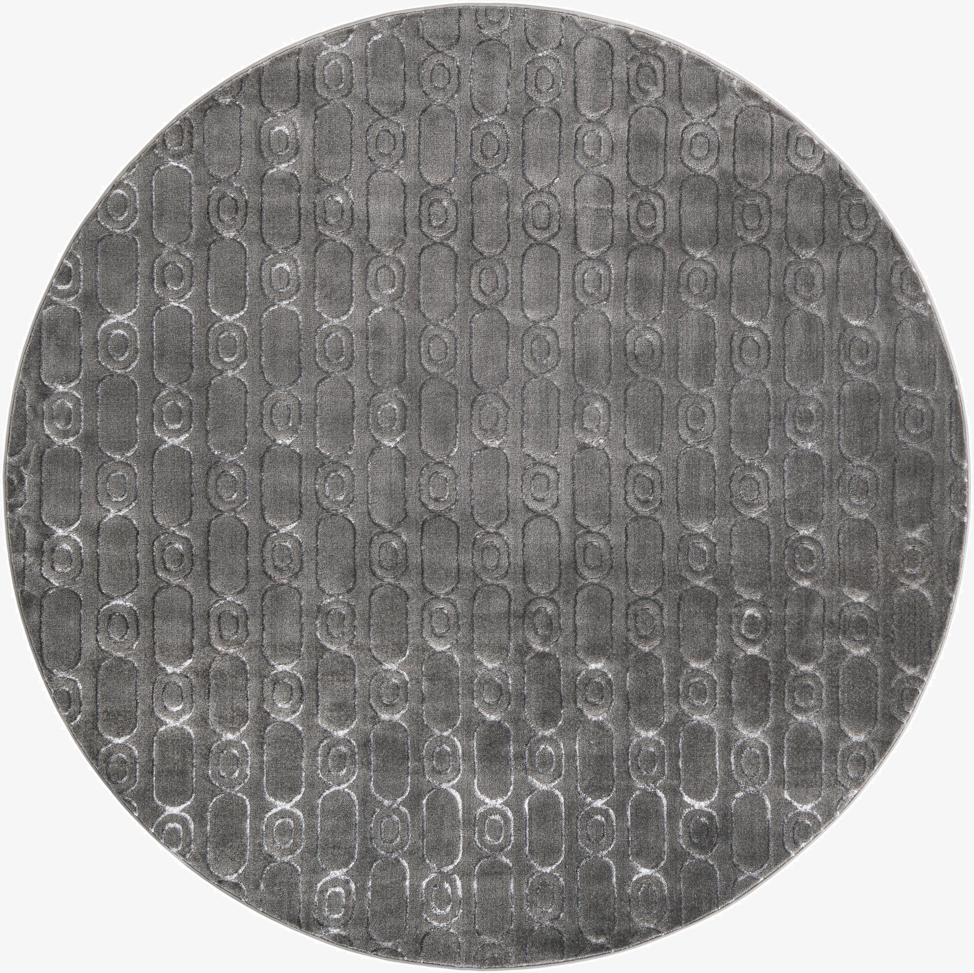 7' 10 x 7' 10 Vogue Geo Round Rug