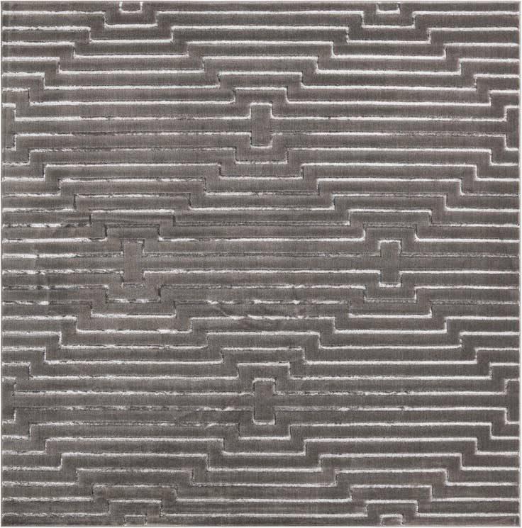 Detail image of 10' x 10' Vogue Geo Square Rug