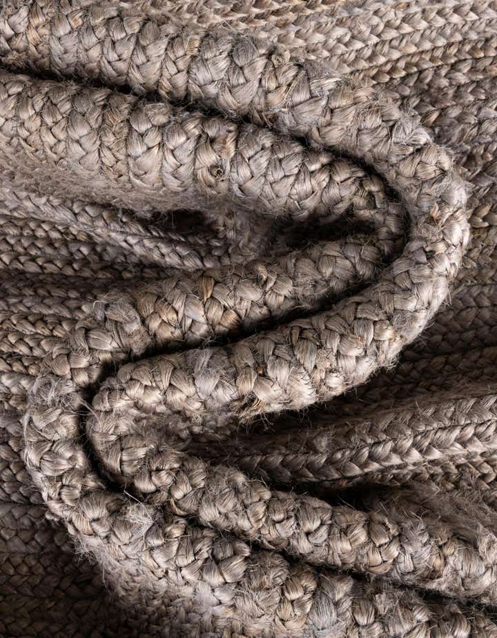 7' 10 x 10' Handmade Braided Jute Oval Rug