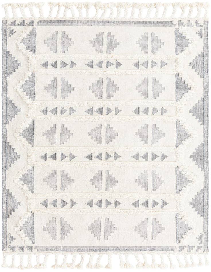 Detail image of 5' 1 x 8' Hand Woven Arizona Wool Rug